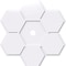 Ekena Millwork Daisy Architectural Grade PVC Contemporary Ceiling Medallion, 40"OD x 3"ID x 14"C x 1"P CMP40DY-03000 - alternate 1